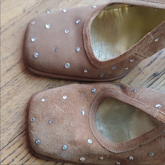 Vintage 90’s Y2K Dolce & Gabbana D&G Suede Block Heel Shoes - Picture 2 of 7